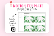 Weight Loss Planner Notion Template, a Templates & Theme by bellaROSEworkshop (Thumbnail 3 of 9)