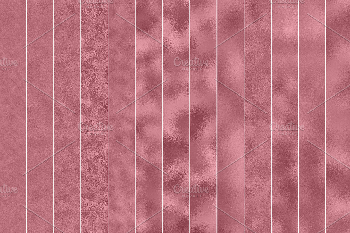 Dark Rose Gold Foil Textures, a Texture Graphic by U + Me Studio (Photo 2 of 4)