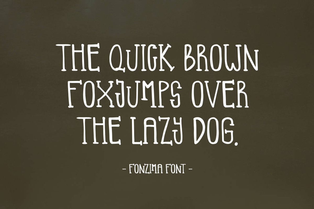 Fonzima - Elegant Display Font, a Font by Naistudio (Photo 3 of 8)