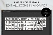 United States Icons, a Solid Icon by Bdemm Studio (Thumbnail 2 of 5)