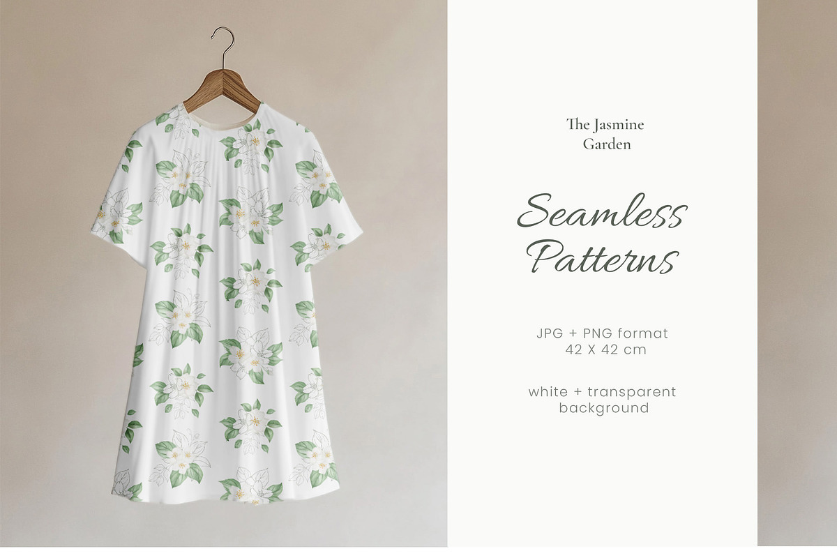 The Jasmine Garden. Watercolors, a Decorative Illustration by Liliia Polos Illustration (Photo 7 of 10)