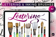 Procreate 5 Lettering Brushes, a Brush Add-On by RadekBroz (Thumbnail 1 of 10)