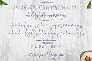 Chalisha Modern Calligraphy, a Script Font by Teweka (Thumbnail 10 of 12)