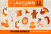 Bundle Animals SVG for Autumn Craft, an Illustration by LaserCutano (Thumbnail 1 of 10)