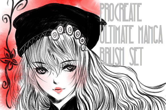 Ultimate manga procreate brush preview 6