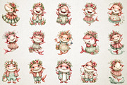 Quirky Mama Shark Ocean Life Art, an Animal Illustration by RobertsArt (Thumbnail 4 of 5)