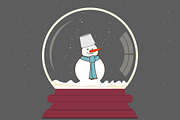 SET Snow globe - Christmas toy, a Decorative Illustration by pashigorov (Thumbnail 8 of 12)