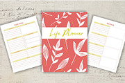 Printable Life Planner Template, a Stationery Template by Design House (Thumbnail 4 of 9)