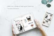 Instagram PUZZLE template - Floral, a Social Media Template by CreativeFolks (Thumbnail 4 of 6)