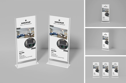 Roll Up Banner Mockup