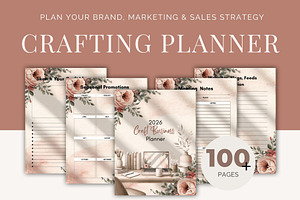 Floral Business Planner Kit, a Brochure Template by Sunny Jar Designs