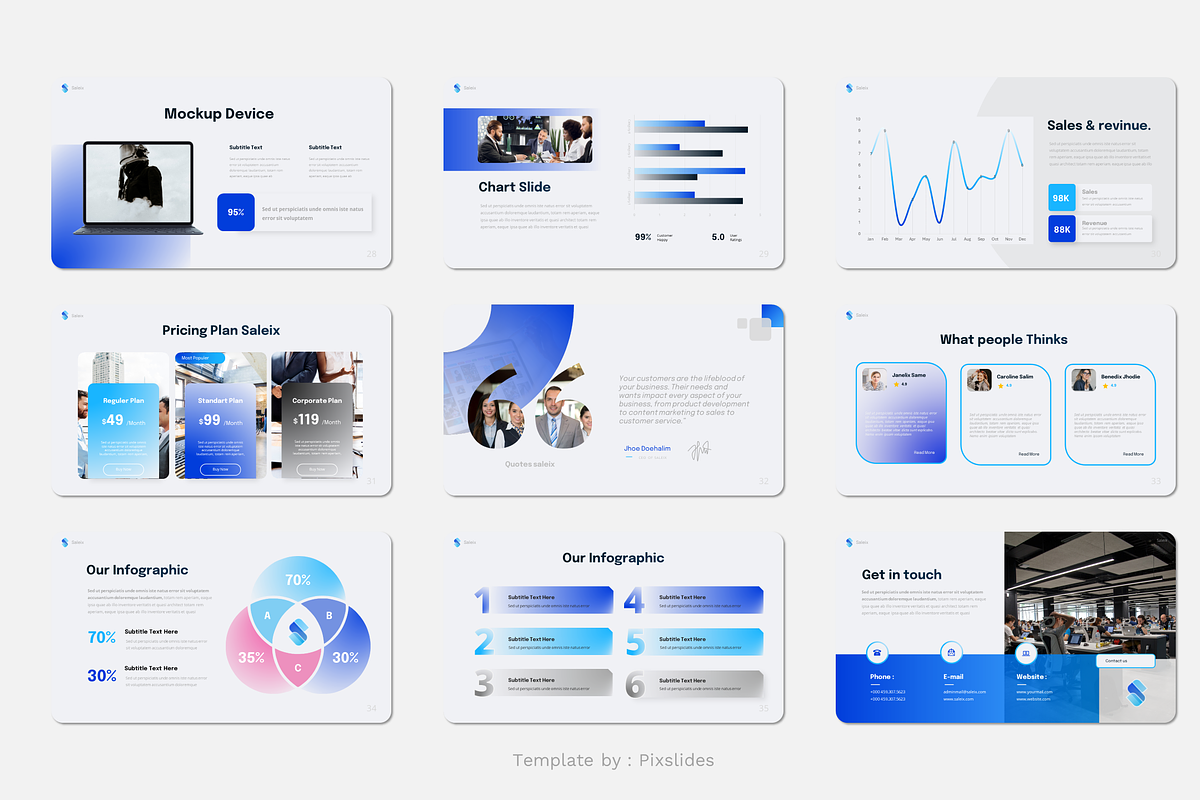 Sales and Marketing PowerPoint, a Presentation Template by Pixslides (Photo 5 of 6)