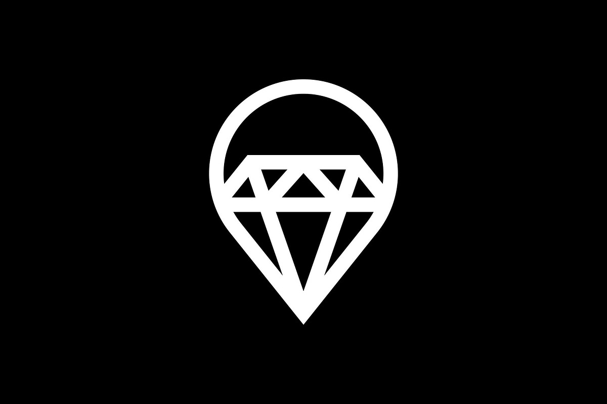 Diamond Pin Logo, a Branding & Logo Template by Buqancreative (Photo 2 of 4)