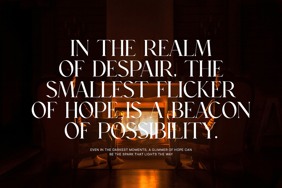 Senoir Elegant Serif Font Typeface, a Serif Font by Perfectype (Photo 5 of 6)