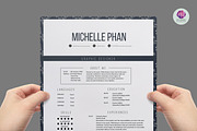 Elegant resume template, a Resume Template by Chic templates (Thumbnail 1 of 3)