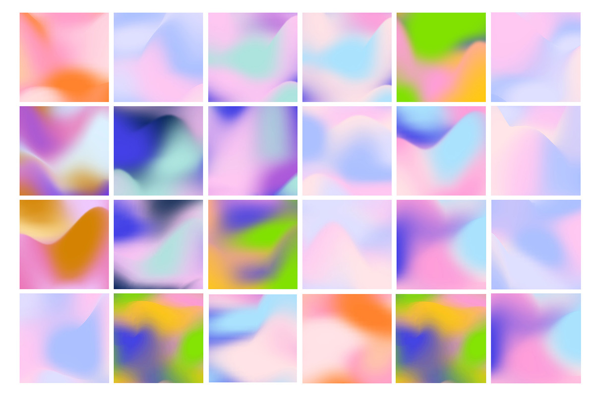 80 Abstract Gradients, a Texture Illustration by cafelab_store (Photo 3 of 8)