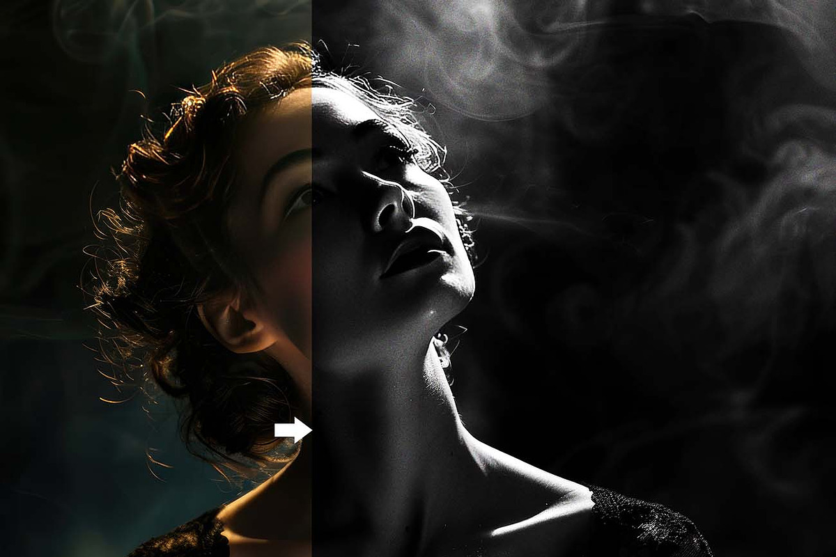 Cinematic Pro B&W & Color Grading, an Action Add-On by Studio Retouch (Photo 3 of 11)