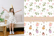 Magical Fairy Garden - Kids clipart, an Animal Illustration by JT_Design_Art (Thumbnail 4 of 9)