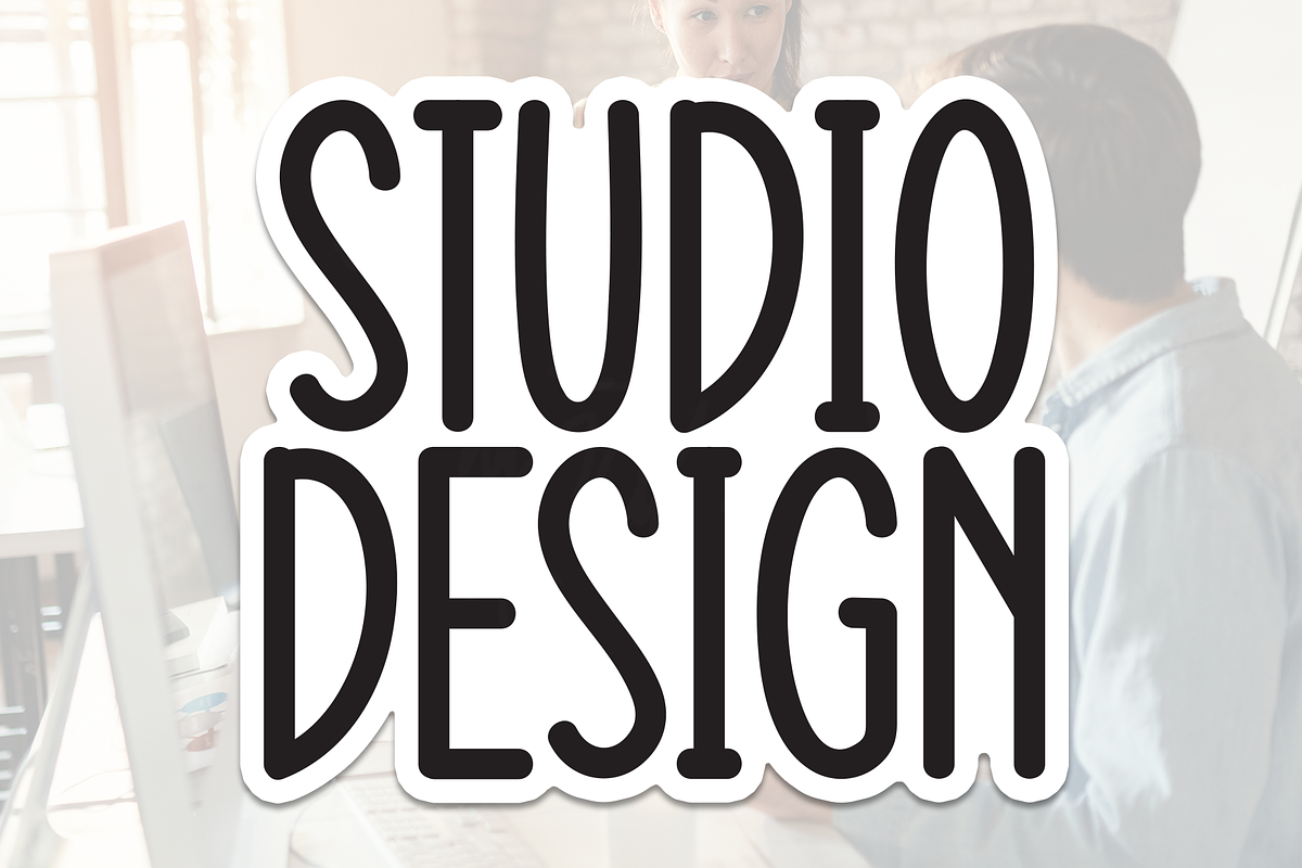 Studio Design | Script Font, a Script Font by Scratchones (Photo 1 of 8)