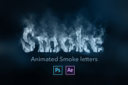 Smoke Letters / Letters Animation, an Object Graphic by GK Creative (Thumbnail 1 of 8)
