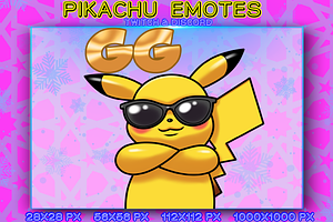 PIKACHU EMOTES TWITCH