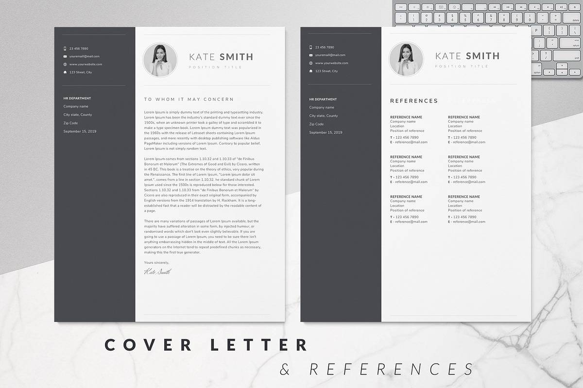 Resume Template / CV (One Page), a Resume Template by TheResumeCoach (Photo 3 of 8)