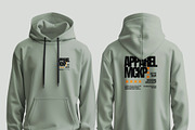 Hoodie Mockup, a Hoody Mockup by Mockupnine (Thumbnail 2 of 2)