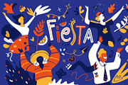 Fiesta Forever, a Person Illustration by Hurcastock! (Thumbnail 6 of 14)