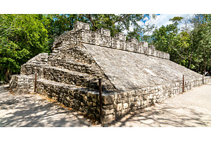 Mayan pyramid at coba in mexico stock photo containing mexico and coba, an Architecture Photo by Leonid Andronov