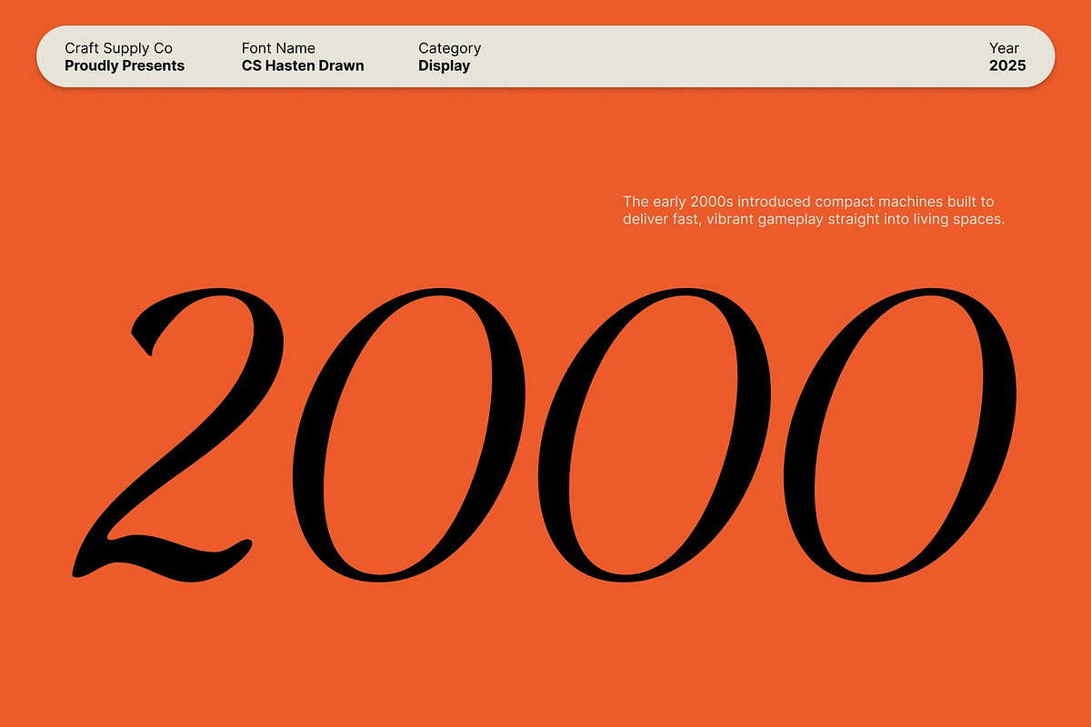 CS Hasten Drawn, a Serif Font by Craft Supply Co. (Photo 4 of 8)