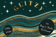 Glitter & Metallic Procreate Brush, a Brush Add-On by KJP Designs (Thumbnail 1 of 12)