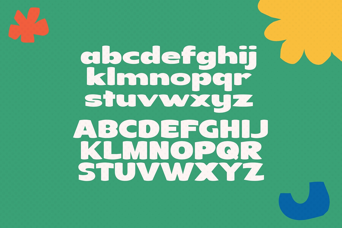 Plumpkins - Playful Kids Typeface, a Sans Serif Font by HipFonts (Photo 3 of 9)