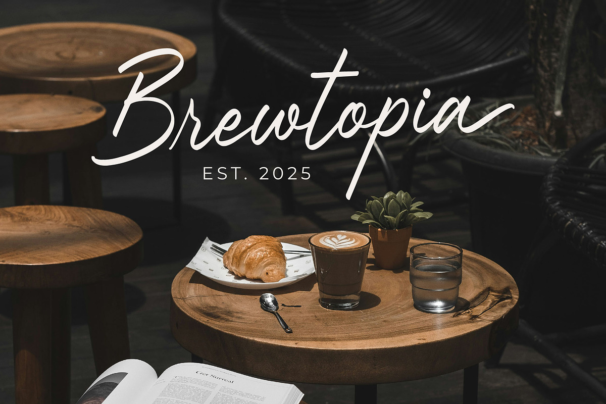 Brownlen - Handwritten Script Font, a Script Font by Graha Type (Photo 7 of 12)
