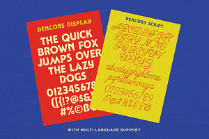 Dencors Vintage Font Duo