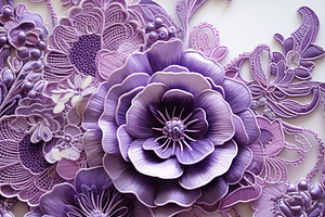 Purple Lace Paper