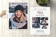Graduation Announcement Card, a Card Template by retrographix (Thumbnail 1 of 2)
