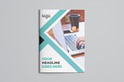 Creative Blue Bifold Brochure, a Brochure Template by ZAAS (Thumbnail 4 of 8)