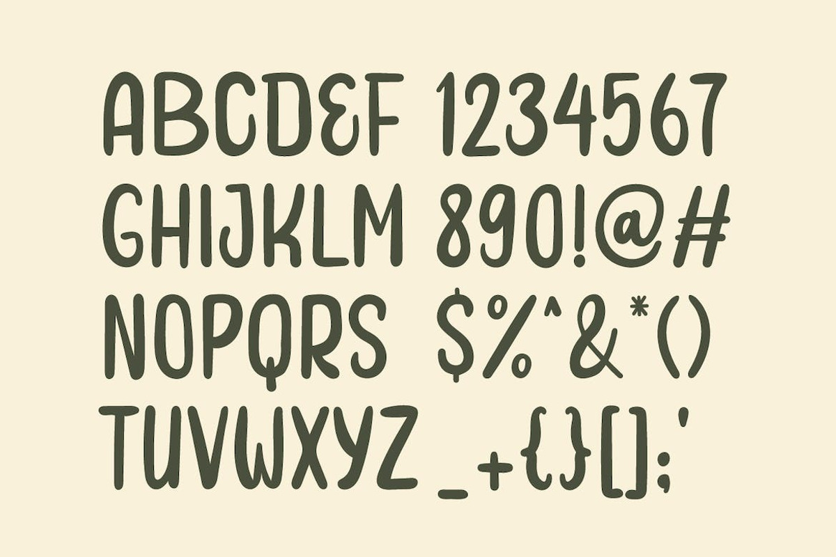 Determine - Handwriting Display Font, a Handwritten Font by CreateBigSupply (Photo 9 of 10)