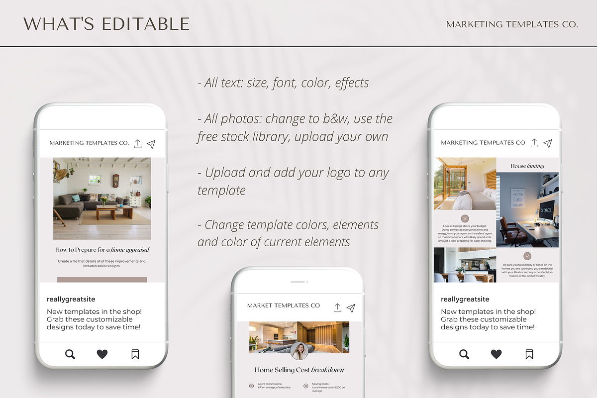 September Real Estate Social Media, a Social Media Template by Marketing Templates Co. (Photo 9 of 9)