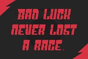 Drift Out Racing Display Font, a Sans Serif Font by Maulana Creative (Thumbnail 2 of 7)