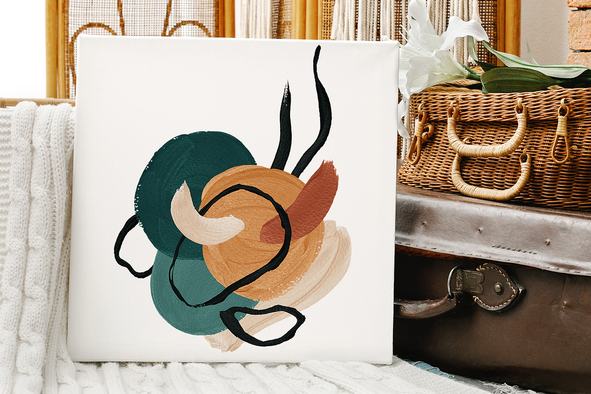 Gouache Abstract Shapes, Backgrounds, an Object Graphic by CatJello Graphics (Photo 11 of 28)