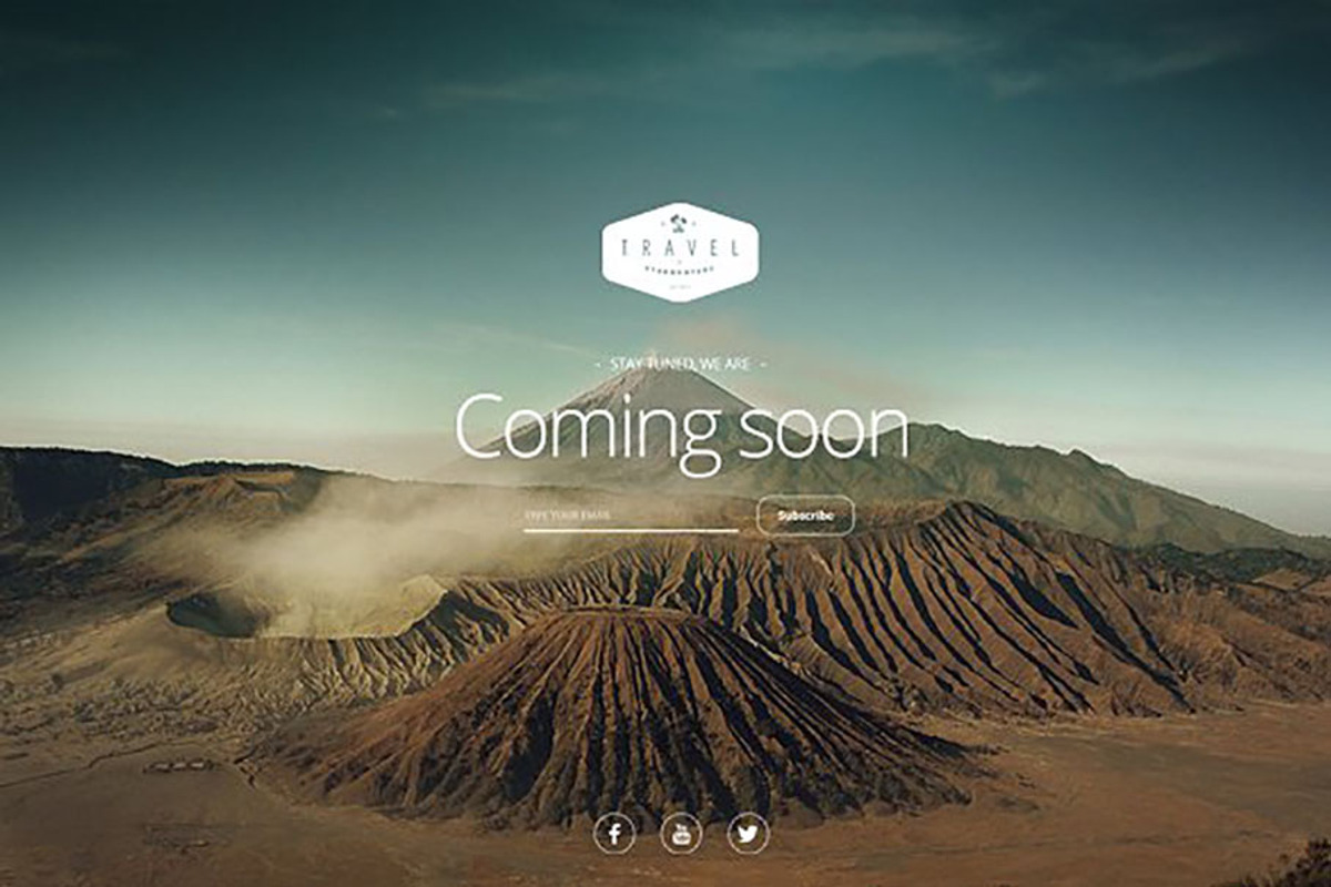 2Simple Travel Coming Soon Template, a HTML Template by CapitalTemplate (Photo 1 of 5)