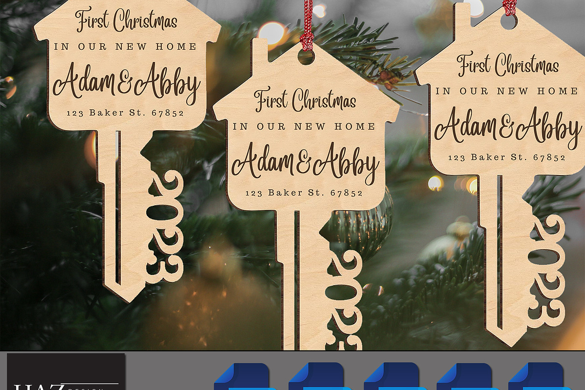 Key Ornament SVG 164, a Graphic by AtacanDigital (Photo 2 of 2)
