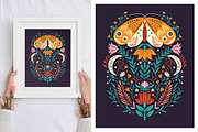 Night and Day Spring Illustration, an Animal Illustration by Blue Lela Design (Thumbnail 2 of 3)