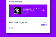 Portfolio Landing Page Web Template, a Landing Page Template by MightyDesign (Thumbnail 5 of 8)