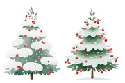 Watercolor Christmas tree clipart, an Illustration by Designworld (Thumbnail 4 of 4)