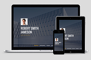 RSJ Resume - CV / Portfolio WP Theme, a WordPress Template by europadns (Thumbnail 1 of 9)