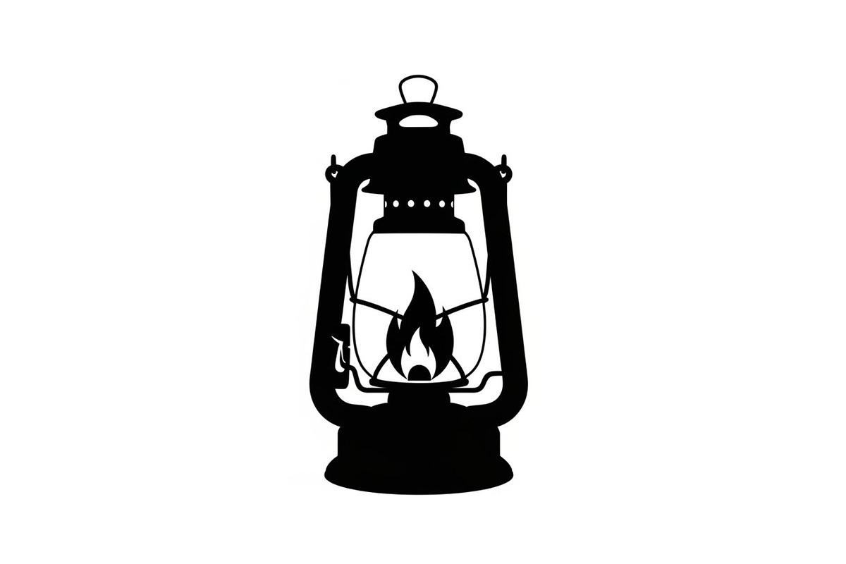 Vintage Lantern Silhouette Bundle, an Icon by Artivon (Photo 9 of 10)