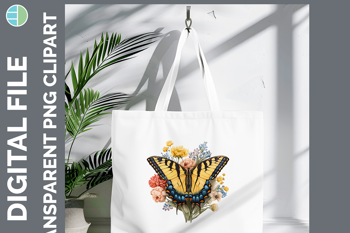 Boho Western Butterfly Clipart, PNG, an Animal Illustration by Enliven Designs (Photo 8 of 9)
