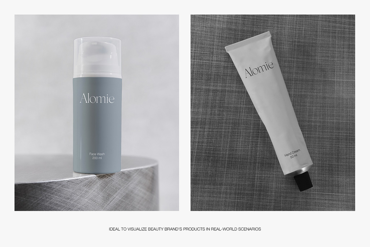 Cosmetic Bottle & Tube Mockups PSD, a Packaging Mockup by Feel This (Photo 3 of 6)
